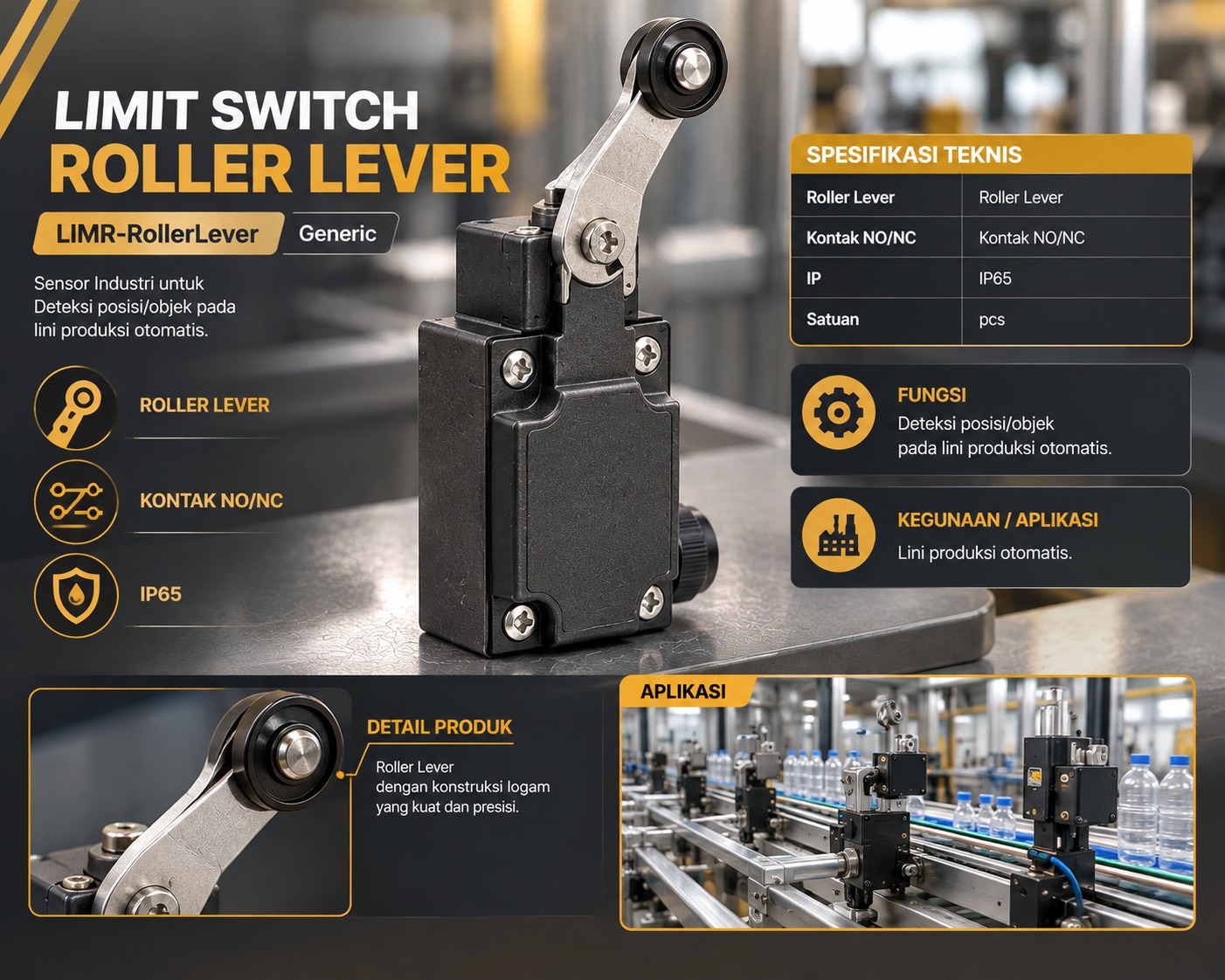 Limit Switch Roller Lever