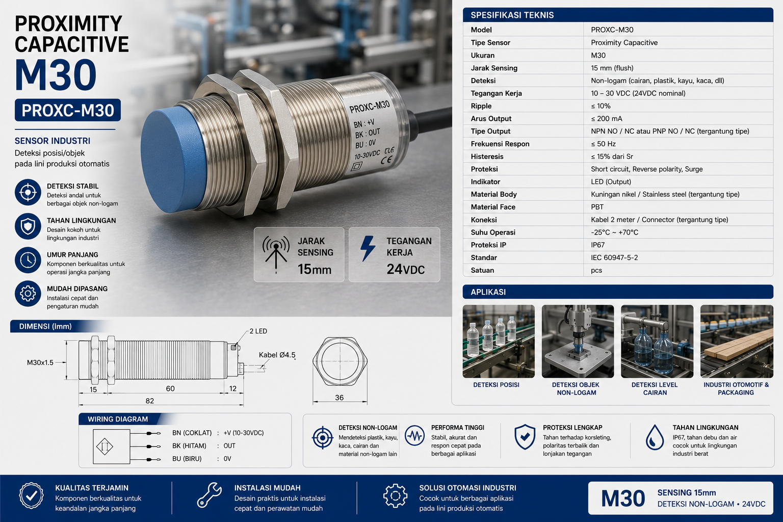 Proximity Capacitive M30